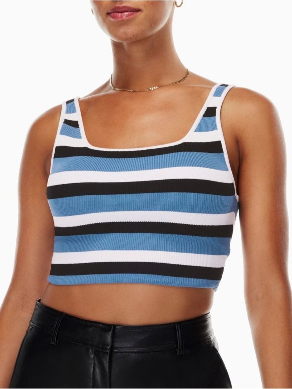 Babaton Squareneck Cropped Tank Size Small Aritzia #99206